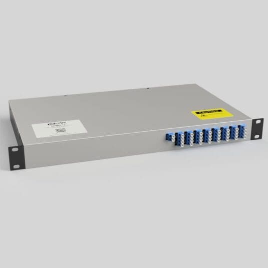 16 Channels Double Fiber Passive 100 GHz DWDM Mux/Demux