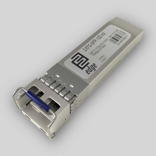 SFP-2.5GSLC-T Moxa compatible SFP module with 1 2.5GBaseFX port with LC connector, single-mode, for 5 km transmission, -40 to 85 °C operating temperature